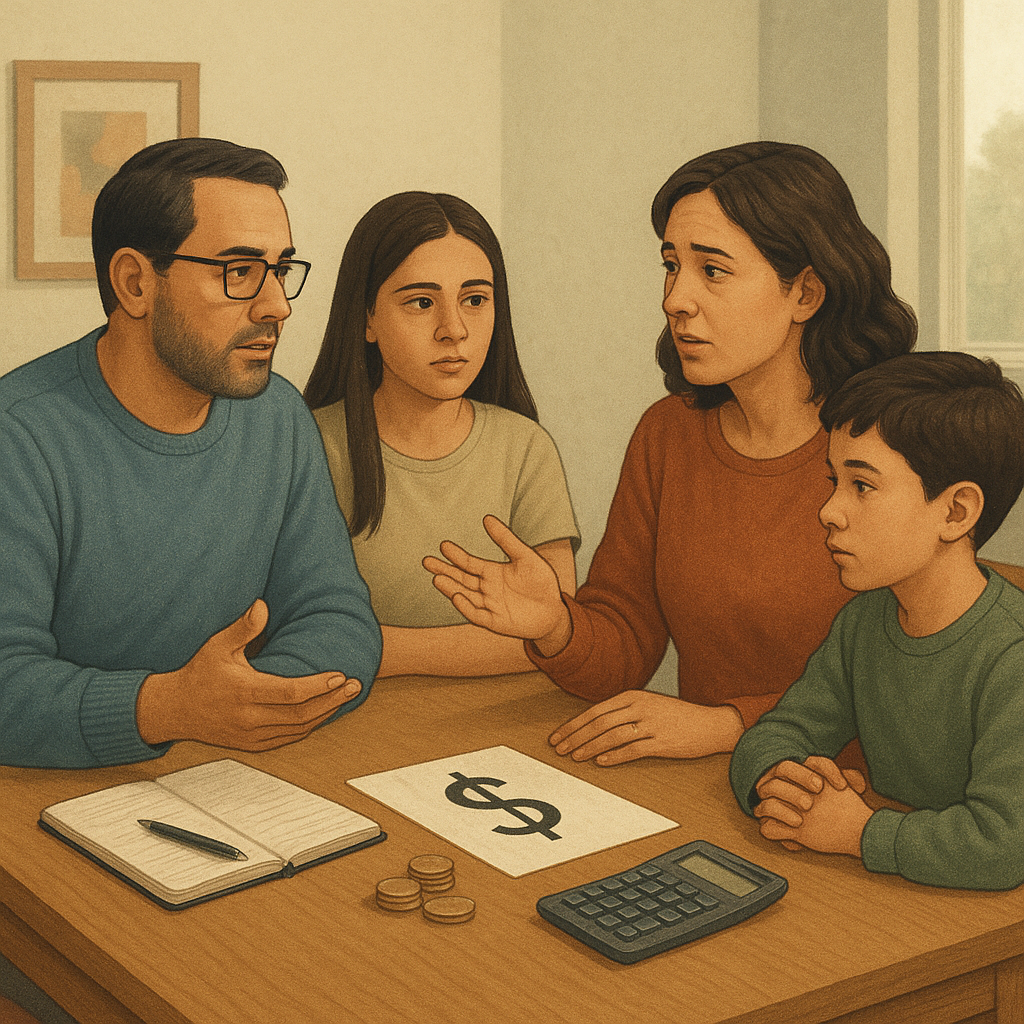 Como conversar sobre dinheiro em família sem criar conflitos