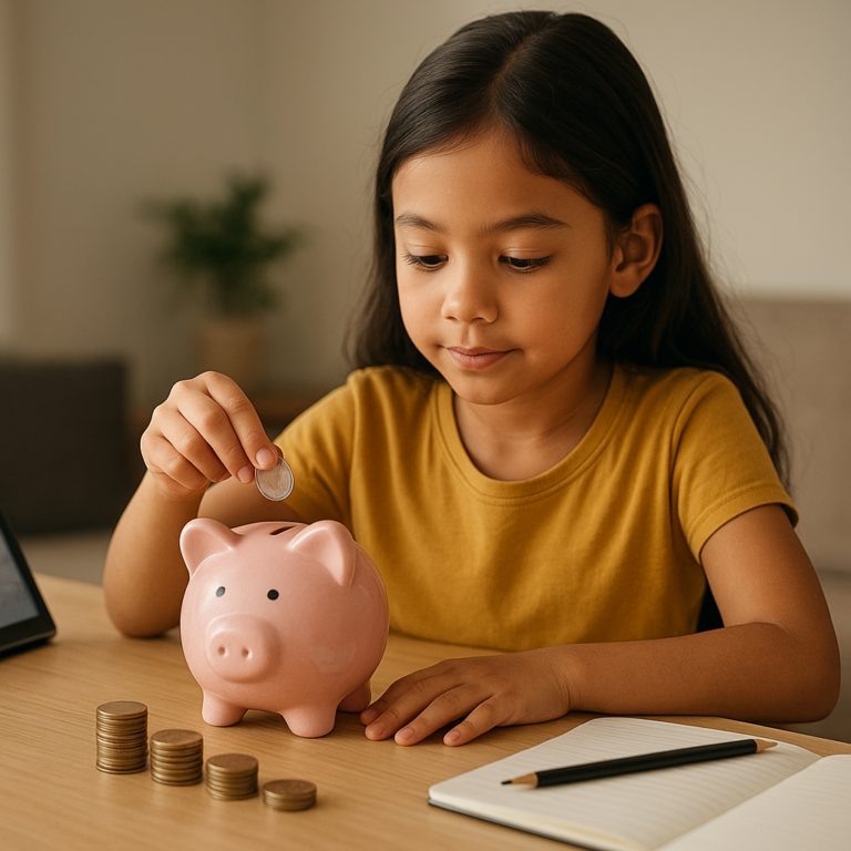 Educação financeira para crianças: hábitos simples que cabem na rotina